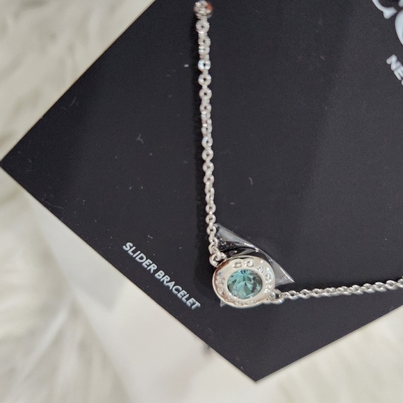 🔹️COACH🔹️ Open Circle Slider Bracelet NWT - Picture 5 of 8